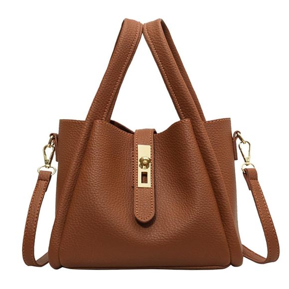 Trendy Bucket Bag Vintage Elegant Crossbody Bag Vegan Leather Tote Bag c: - Picture 1 of 6